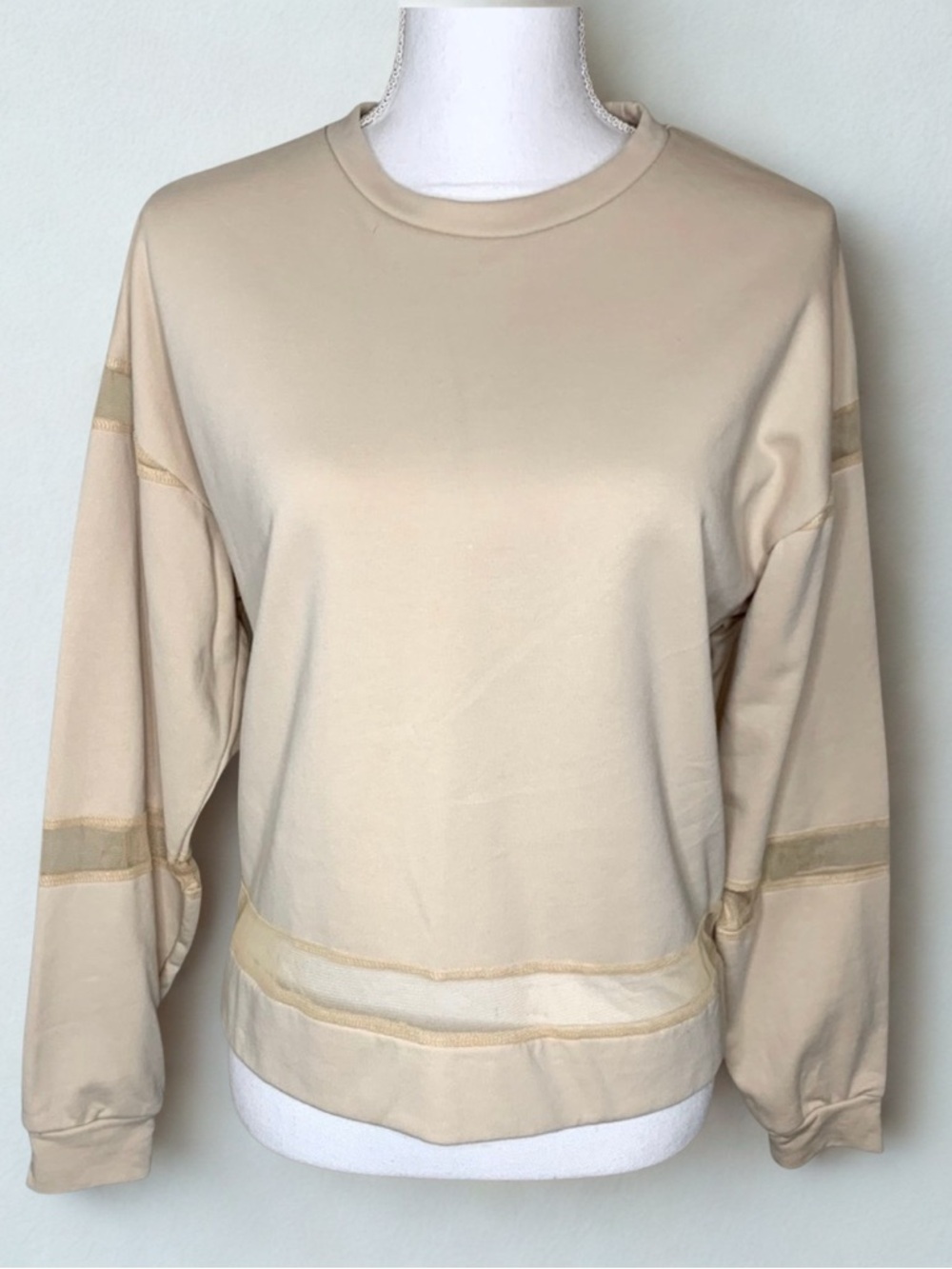 Lea‎ & Viola Crew Neck Long Sleeve Sweatshirt Women Size Small NWOT